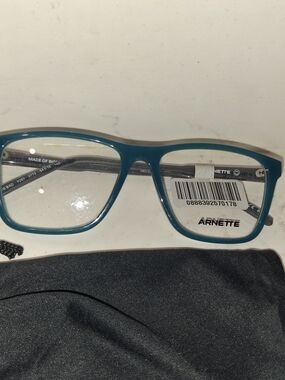 Glasses ARNETTE BIG BAD 7201 Blue Oval Eyeglass Frame New